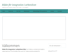 Tablet Screenshot of integrationiarbetslivet.se